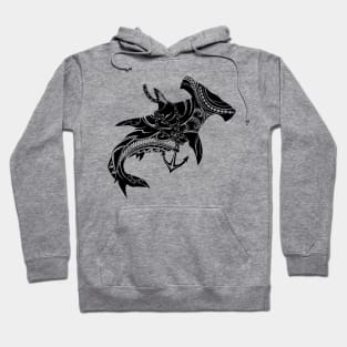 Tribal Shark Hoodie